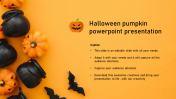 Amazing Halloween Pumpkin PowerPoint Presentation Template