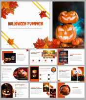 Free Halloween Pumpkin PowerPoint and Google Slides