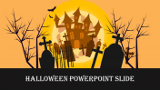Stunning Halloween PowerPoint Slide Template Design
