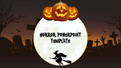 Amazing Horror PowerPoint Template With Dark Background