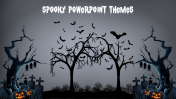 Spooky PowerPoint Themes Template - Halloween Slide