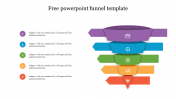 Get Multicolor Free PowerPoint Funnel Template Slides