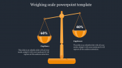 Innovative Weighing Scale PowerPoint Template