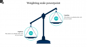 Creative Weighting Scale PowerPoint Template Presentation