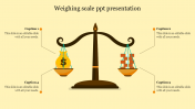 Innovative Weighing Scale PPT Presentation Template Design