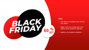 Magnificent Black Friday PowerPoint Template Presentation