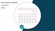 Attractive PPT Calendar Template Presentation Design