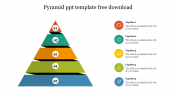 Attractive Pyramid PPT Template Free Download