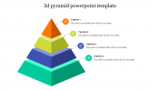 3D Pyramid PowerPoint Template Design-Four Node