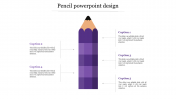 Attractive Pencil PowerPoint Design Slide Template