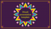 Dashing & dazzling Diwali Presentation Template PowerPoint