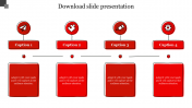 Download Slide Presentation Template Design 4-Node