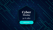 Attractive Cyber Monday Week Sales PowerPoint