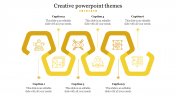 Yellow color free creative PowerPoint themes