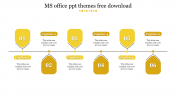 Attractive MS Office PPT Themes Free Download Slide