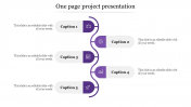 One Page Project Presentation PPT Template and Google Slides