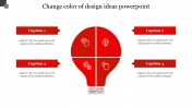 Change Color of Design Ideas PowerPoint and Google Slides