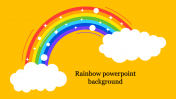 Rainbow PowerPoint Background Template and Google Slides