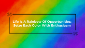 Creative Rainbow Background PowerPoint And Google Slides