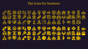 PPT Icons For Business Templates and Google Slides