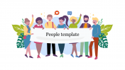 Our Predesigned People Template Slide Design