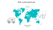 Best Slide World Medical PPT Template Presentation