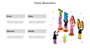 Successive Team Illustration PowerPoint Presentation
