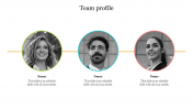 Best Team Profile PowerPoint Slide Template Presentation
