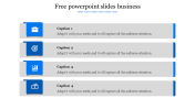 Amazing Blue Free PowerPoint Slides Business Presentation