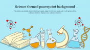 Science Theme BG PowerPoint Template & Google Slides