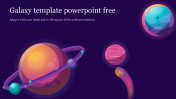 Our Predesigned Galaxy Template PowerPoint Free Presentation