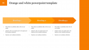 Orange and White PowerPoint Template and Google Slides