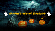 Haunted Halloween PowerPoint Background For Presentations