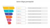 Amazing Arrow Shape PowerPoint Template Presentation