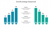 Download Growth Strategy Framework PowerPoint Slide With Bar Chart