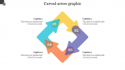 Innovative Curved Arrow Graphic Presentation
