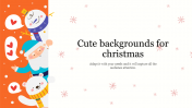 Attractive Cute Backgrounds For Christmas Presentation