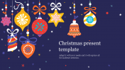 Christmas Present PowerPoint Template and Google Slides