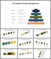  5 Stages Of Project Management PPT Presentation Templates