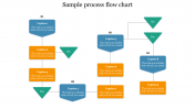 Stunning Sample Process Flow Chart PowerPoint Presentation