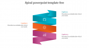 Our Predesigned Spiral PowerPoint Template Free Slide