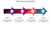Four Arrows PowerPoint Presentation Slide Templates