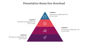Amazing Multicolor Pyramid presentation theme free download