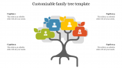 Customizable Family Tree Template Design Presentation