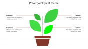 Creative PowerPoint Plant Theme Presentation Template
