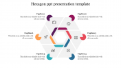 Attractive Hexagon PPT Presentation Template Designs
