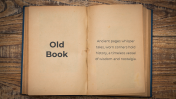 Attractive Old Book PowerPoint And Google Slides Template