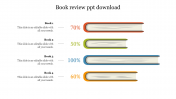 Multicolor Book Review PPT Download Slide Templates
