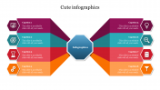 Cute Infographics PPT PowerPoint Template Slide Designs