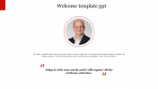 Get Welcome Template PPT PowerPoint Presentation Designs